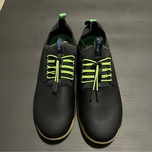 NEW Clove Shoes Men's Sneakers Work Black with Green Nursing Size 10